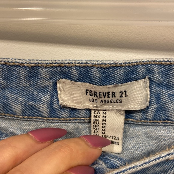 Denim mini skirt - Picture 2 of 3